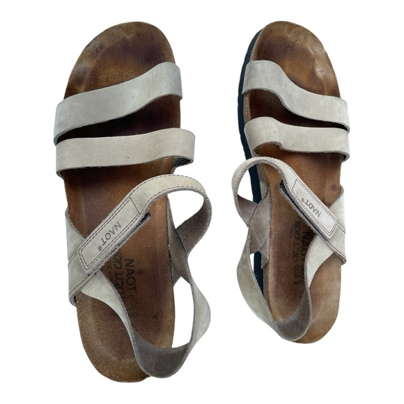 Naot Shoes - Naot Women's Stone Kayla Comfort Casual Flat Sandals 42 EU 11 US